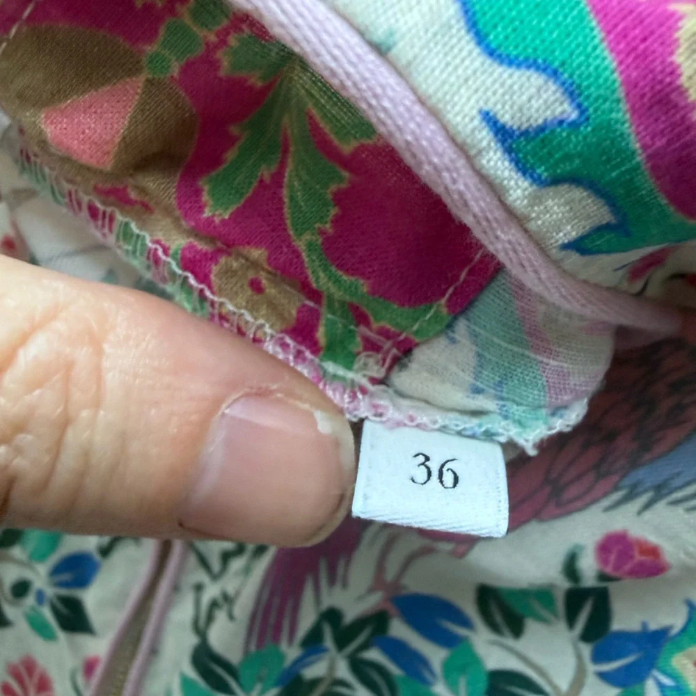 Sandro Paris Arya Floral Dress Linen blend - 36 - Picture 11 of 17